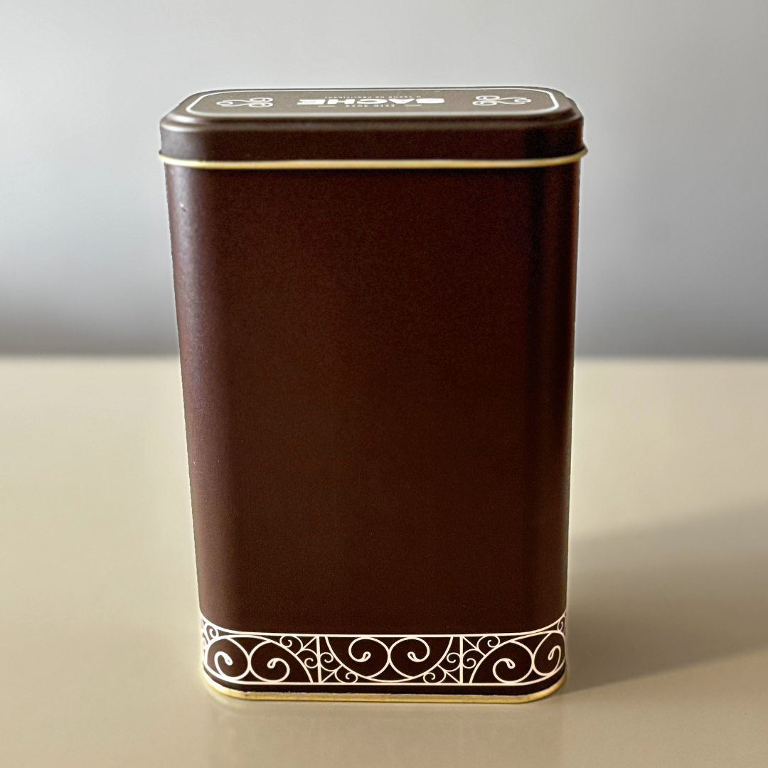 Lata Decorativa | 12 Sachês de Condimento Natural Básico, Ahumado y Picante